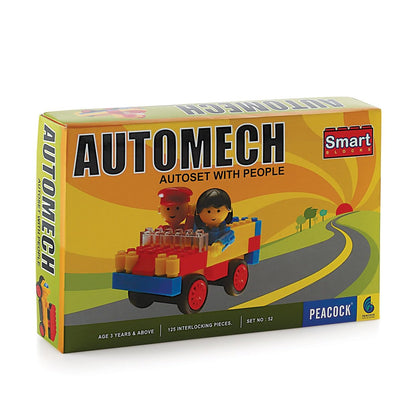 Automech Building Blocks Set Interlocking Construction Toy for Kids