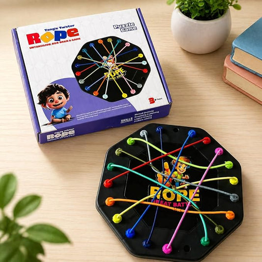 Triangle Twister Rope Puzzle Game For Kids
