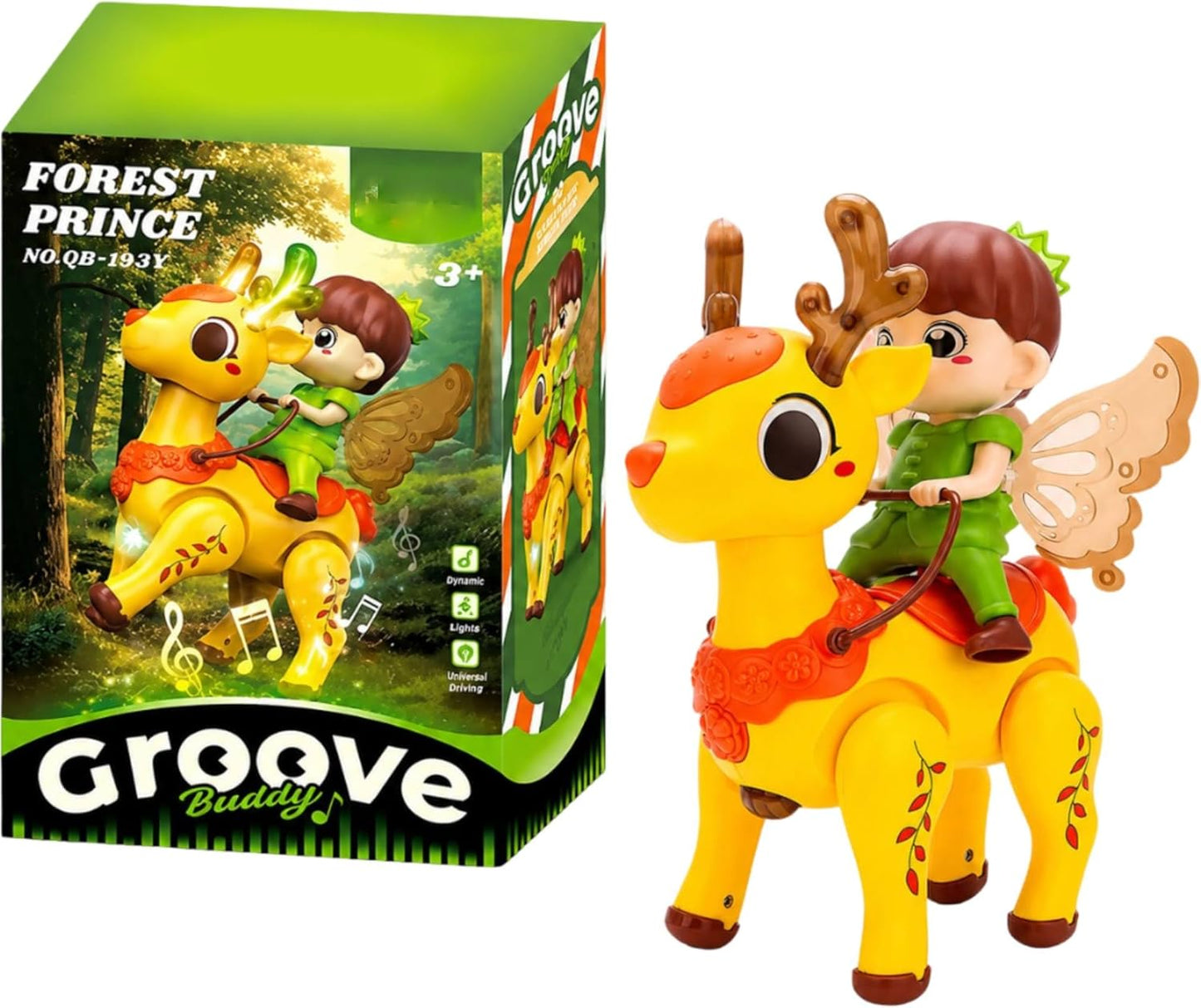 Groove Buddy Forest Prince Musical Deer Toy for kids