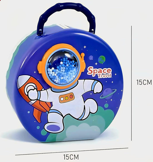 Space Travel Combination Lock Coin Bank