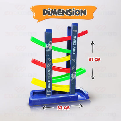 Tiny Cars Big Thrills Multi-Level Racing Track Set