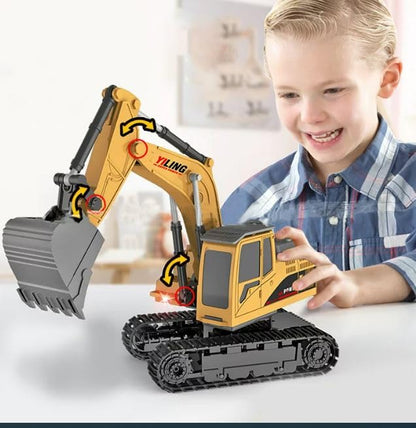 Remote Control Excavator Toy for Kids