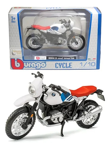 Burago BMW R ninet Urban GS Bike - White