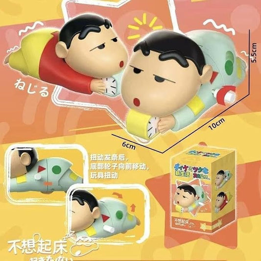 Shinchan Upside Down Butt-Shaking Key Toy | Hilarious Wind-Up Cartoon Toy for Kids