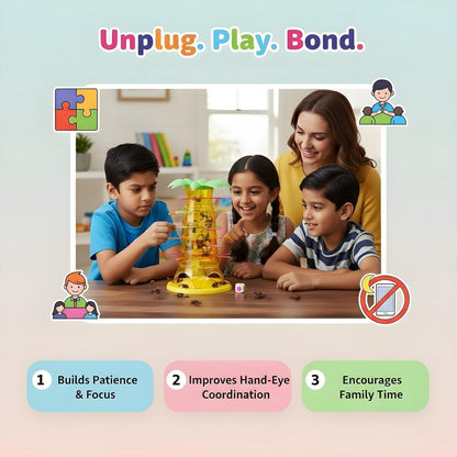 Monkey Tumble Falling Monkeys Board Game for kids