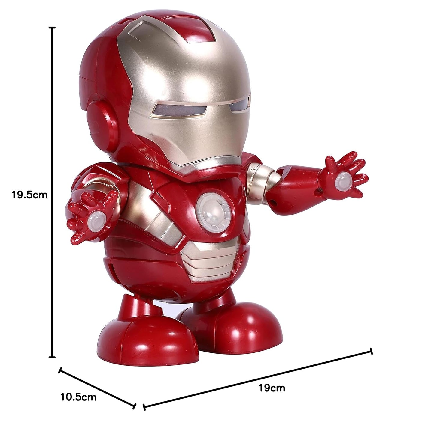 Iron Hero LED Action Figure for kids