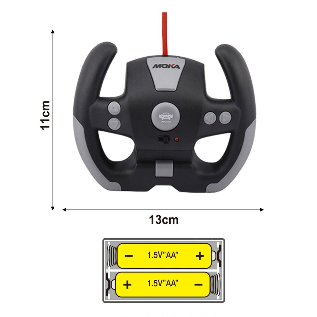 1:12 Scale Remote Control Sports Car - Red