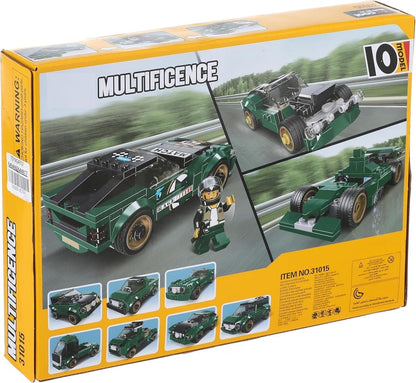 Bricks Racing Multificence Block Kit (195+ Pieces)