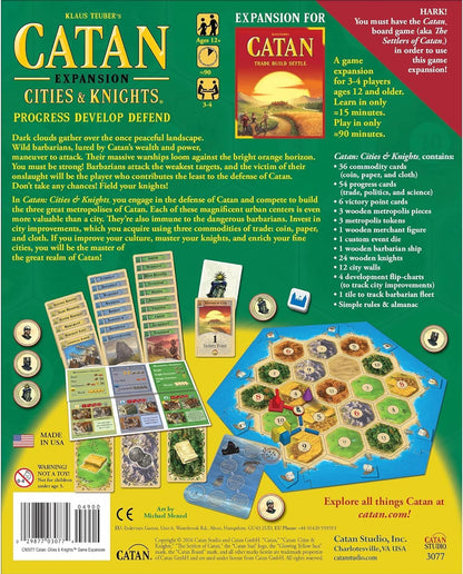 Catan Cities & Knights Expansion Board Game (5th Edition)