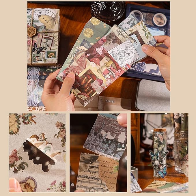 Mushroom Chronology Vintage Journal Kit For Girls.