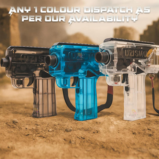 Electric UZI-SMG Automatic Foam Dart Gun Toy with Rechargeable Battery & Safety Glasses