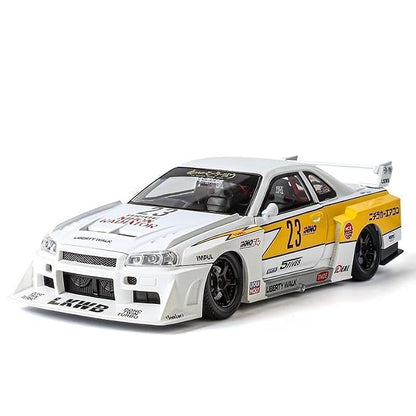 1:24 Scale Nissan GTR Skyline R34 Model