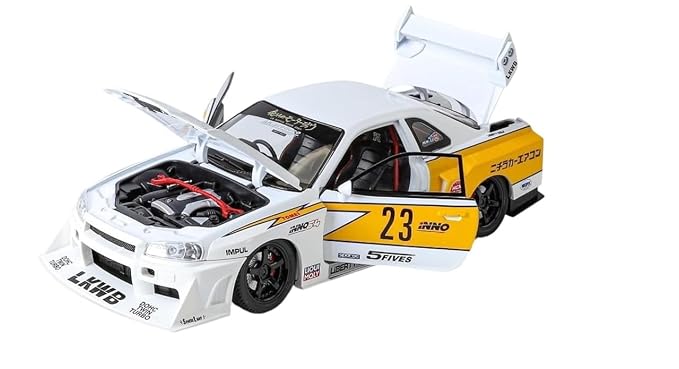 1:24 Scale Nissan GTR Skyline R34 Model
