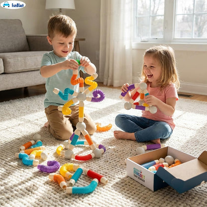 Flexible Magnetic Sticks Building Blocks for Kids – 25 Pcs Puzzle Games for Kids