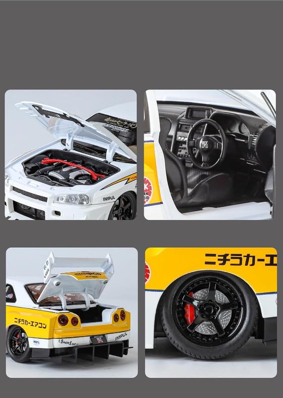 1:24 Scale Nissan GTR Skyline R34 Model