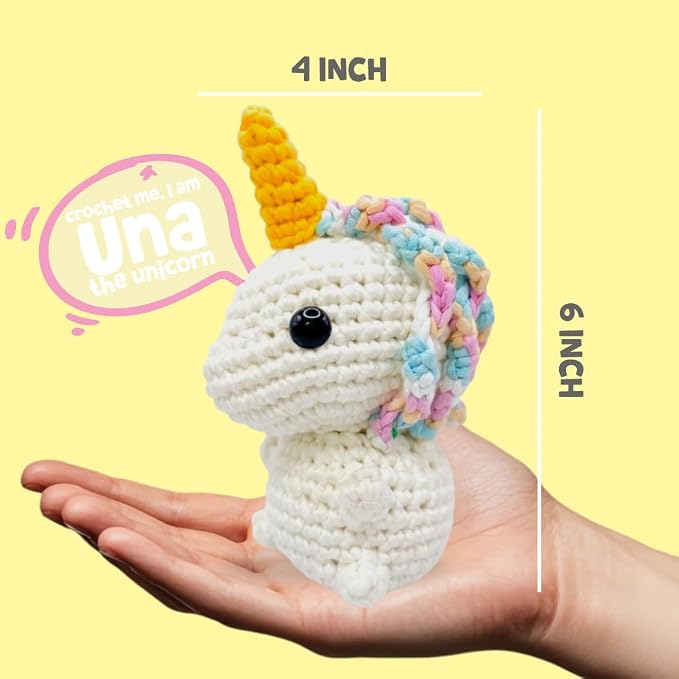 Cuddly Critters Crochet Kit – Unicorn!