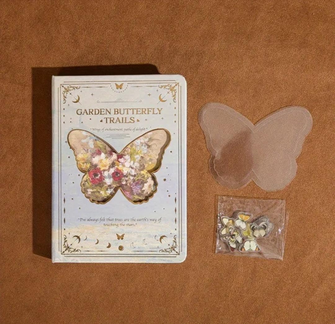 Butterfly Fantasy Vintage Scrapbook & Journaling Kit