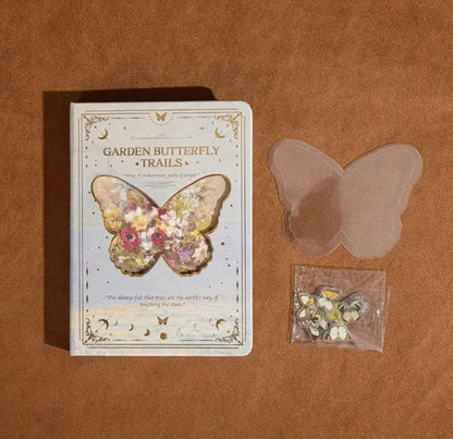 Butterfly Fantasy Vintage Scrapbook & Journaling Kit