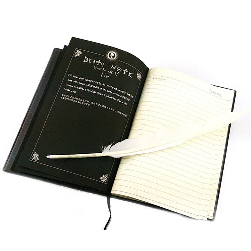 Death Note Diary with Feather Pen & Case