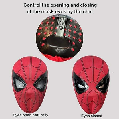 The Amazing Spider-Man Mask Glowing Eye & Jaw-Controlled Motion