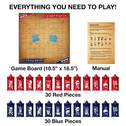 Stratego Original - Classic Strategy Board Game for Kids, Teens & Adults