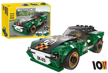Bricks Racing Multificence Block Kit (195+ Pieces)