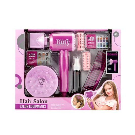 Kids Hair Salon Beauty Set – Pretend Play Styling Kit