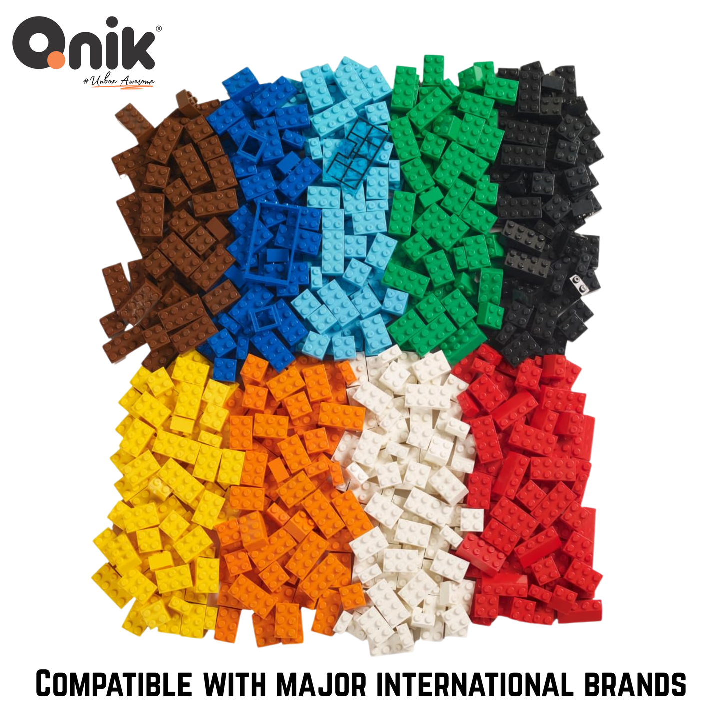 Box of Blocks – 500 Pieces Building Blocks Set for Kids