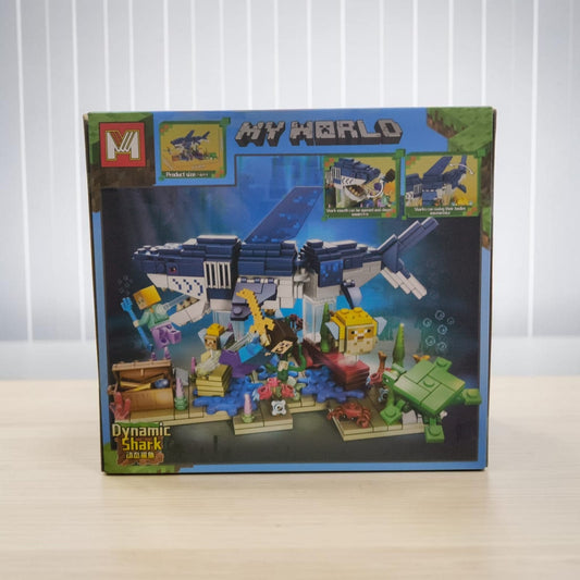 Dynamic Shark Building Block Set – Shark Adventure Construction Toy