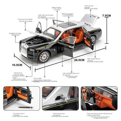 1:18 Scale Die Cast - Rolls Royce (Black)