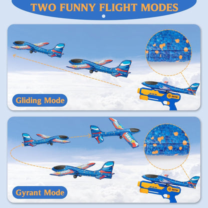Airplane Launcher Gun, Safe and Fun Shooting Guns for Kids