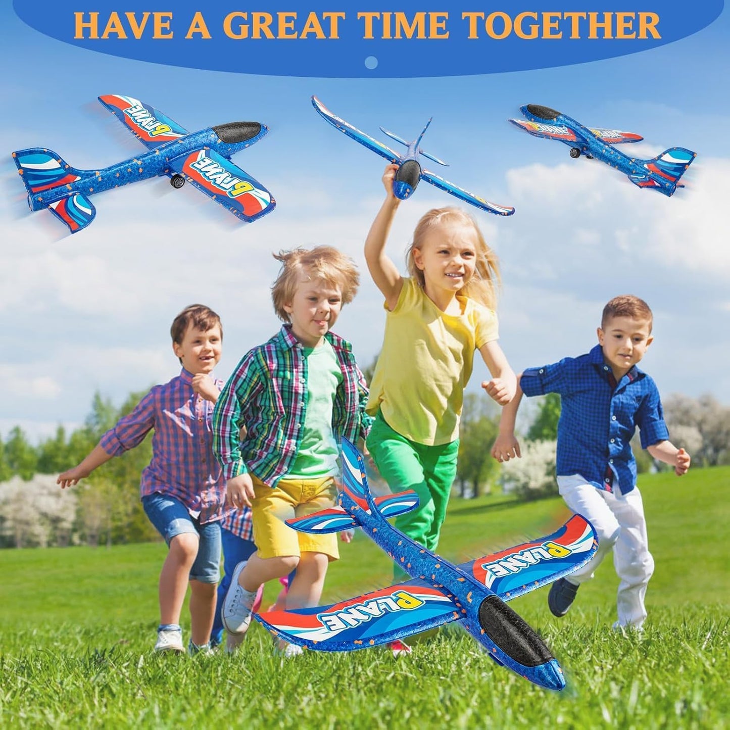 Airplane Launcher Gun, Safe and Fun Shooting Guns for Kids