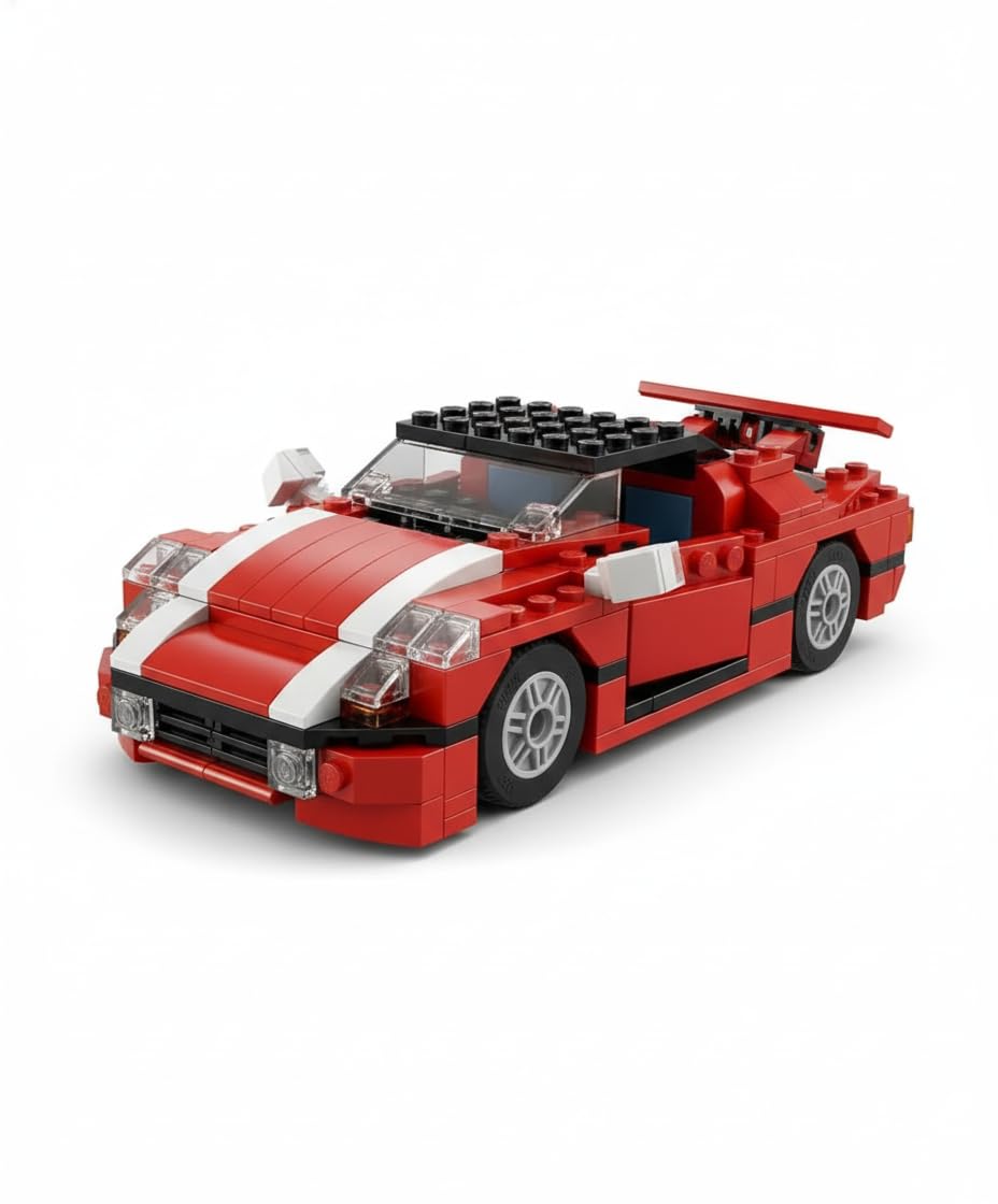 Architect Building Block Car Set 278 PCS | Build Sports Car, Off-Road Jeep