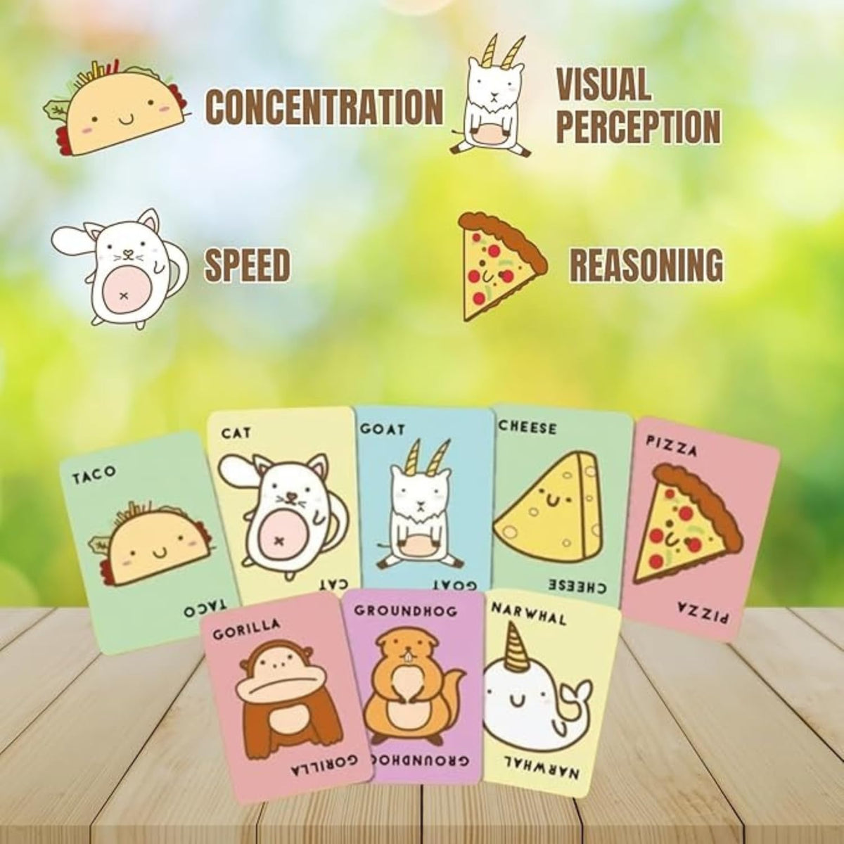 Taco Cat Goat Cheese Pizza Card Game