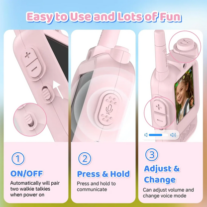 Kids Smart Video Walkie Talkie - Type C charging