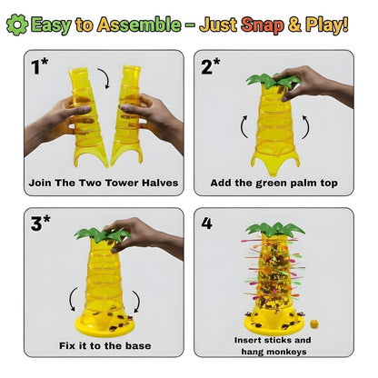 Monkey Tumble Falling Monkeys Board Game for kids