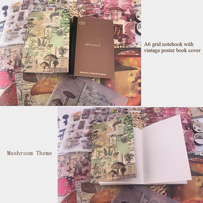 Mushroom Chronology Vintage Journal Kit For Girls.