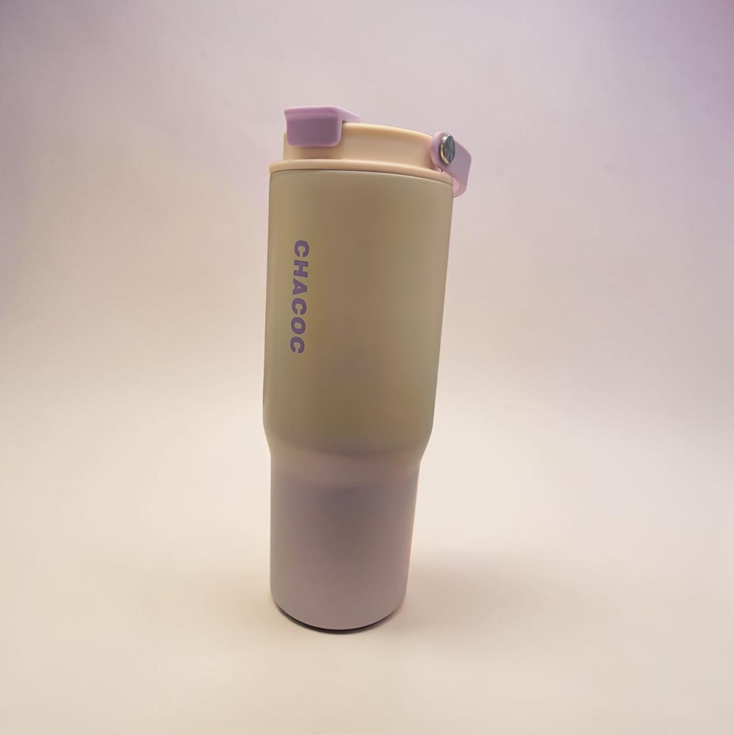 Travel Tumbler with Flip Handle Lid – Leak-Resistant Water Bottle and Tumbler