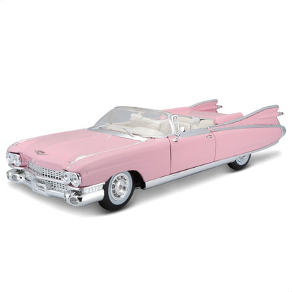 1:24 scale Classic Pink Vintage Convertible Die-Cast Car – Collectible Model