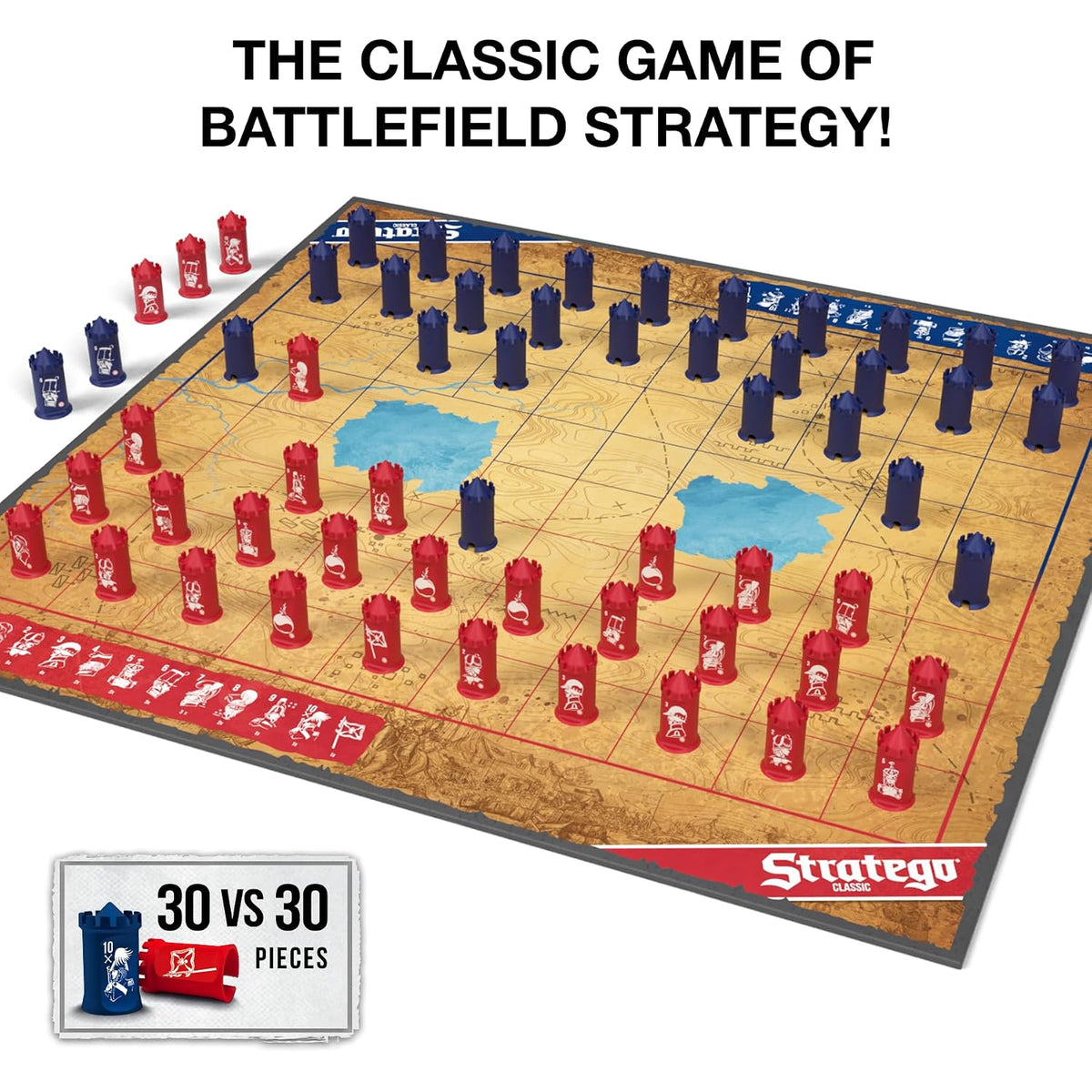 Stratego Original - Classic Strategy Board Game for Kids, Teens & Adults