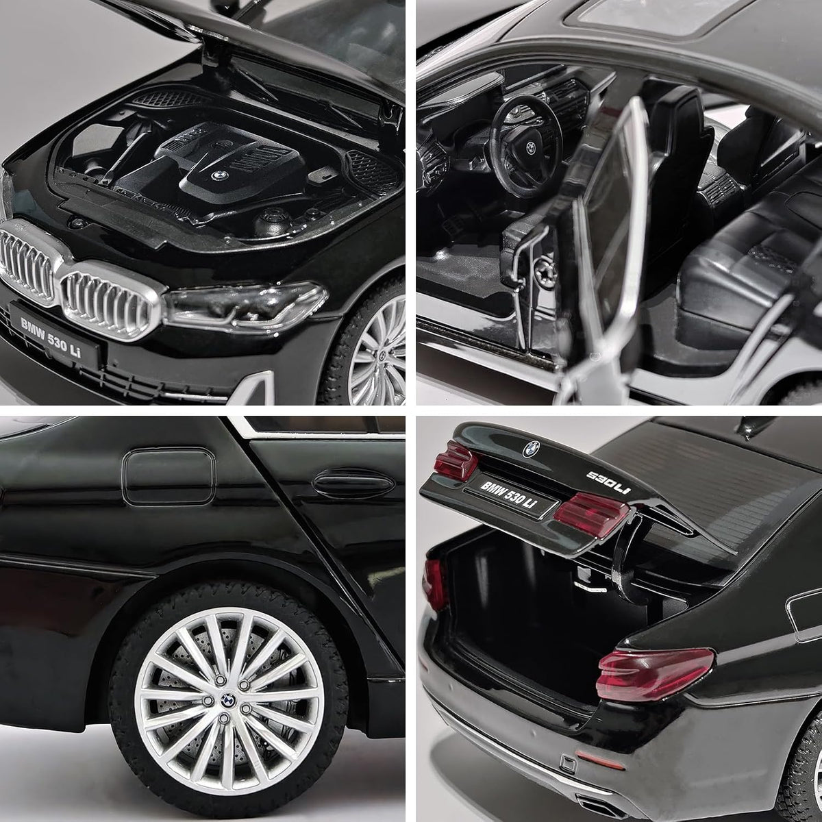 1:24 scale Die cast BMW 530li - Black