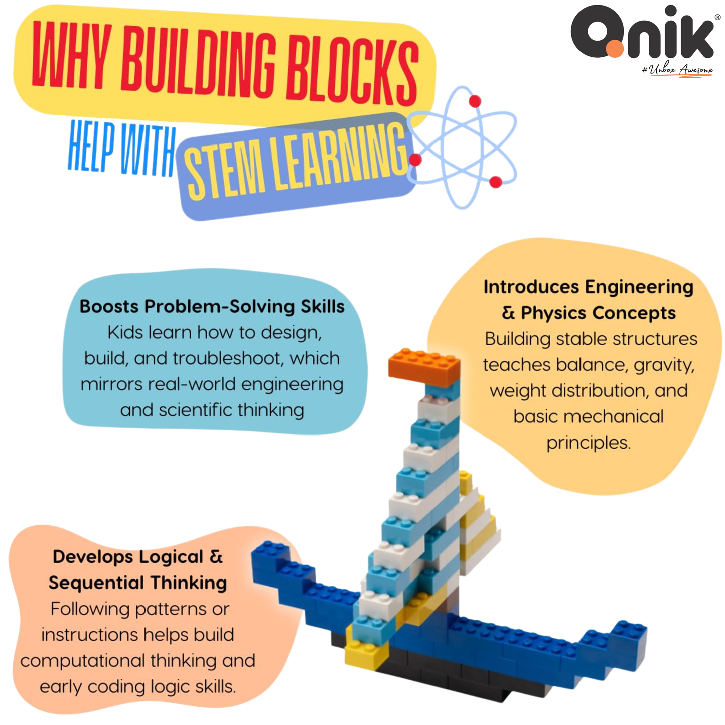 Box of Blocks – 1000 Pieces Building Blocks Set for Kids