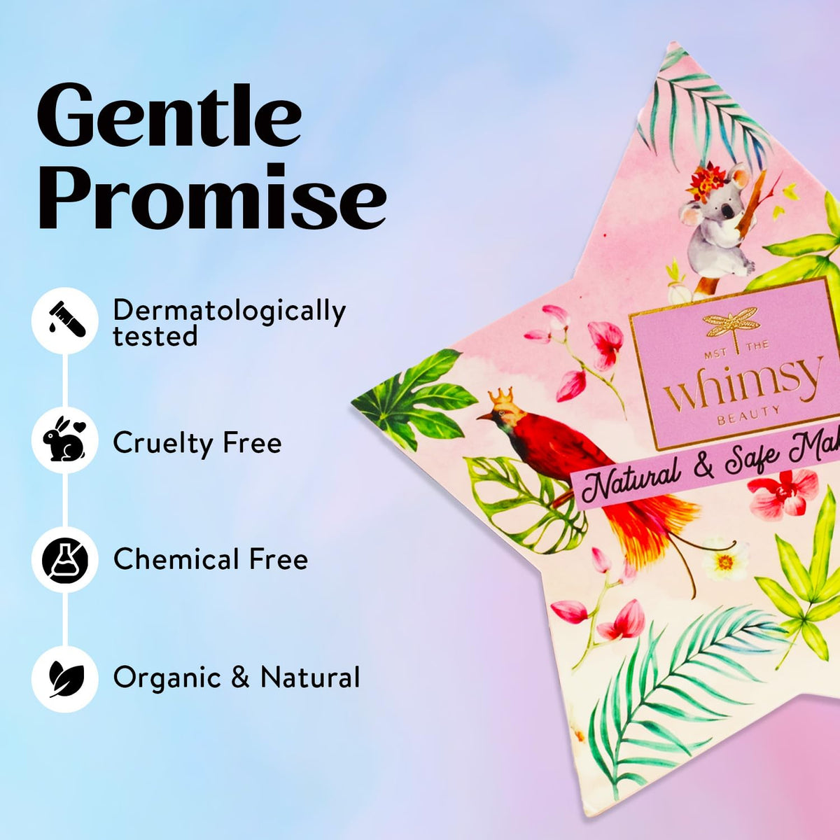 Whimsy Beauty Natural & Safe Makeup Kit for Girls