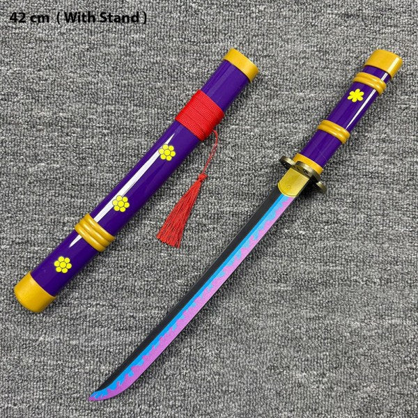 Mini Anime Wooden Katana Sword – 42 CM (With Stand)