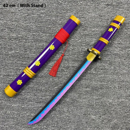 Mini Anime Wooden Katana Sword – 42 CM (With Stand)
