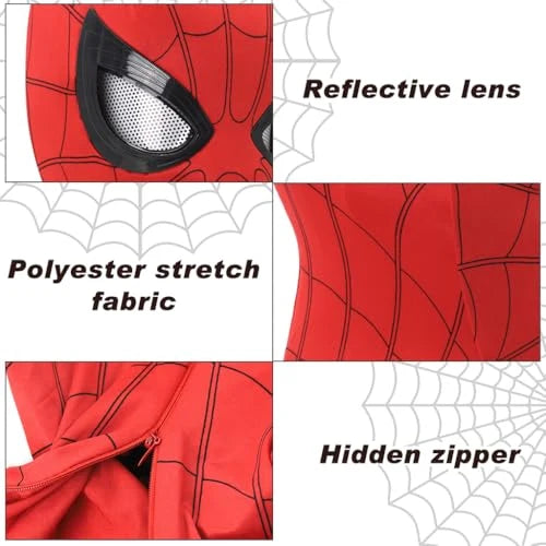 The Amazing Spider-Man Mask Glowing Eye & Jaw-Controlled Motion