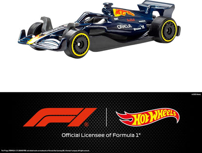 Hot Wheels 1:64 Scale 5-Pack Formula 1 Die-Cast Toy Cars, Set of 5 Officially Licensed