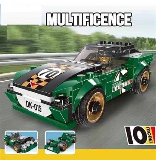 Bricks Racing Multificence Block Kit (195+ Pieces)