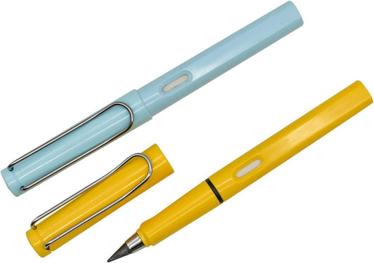 Everlasting Inkless Pencil with Eraser – Infinite Writing (Pack of 1, Assorted)
