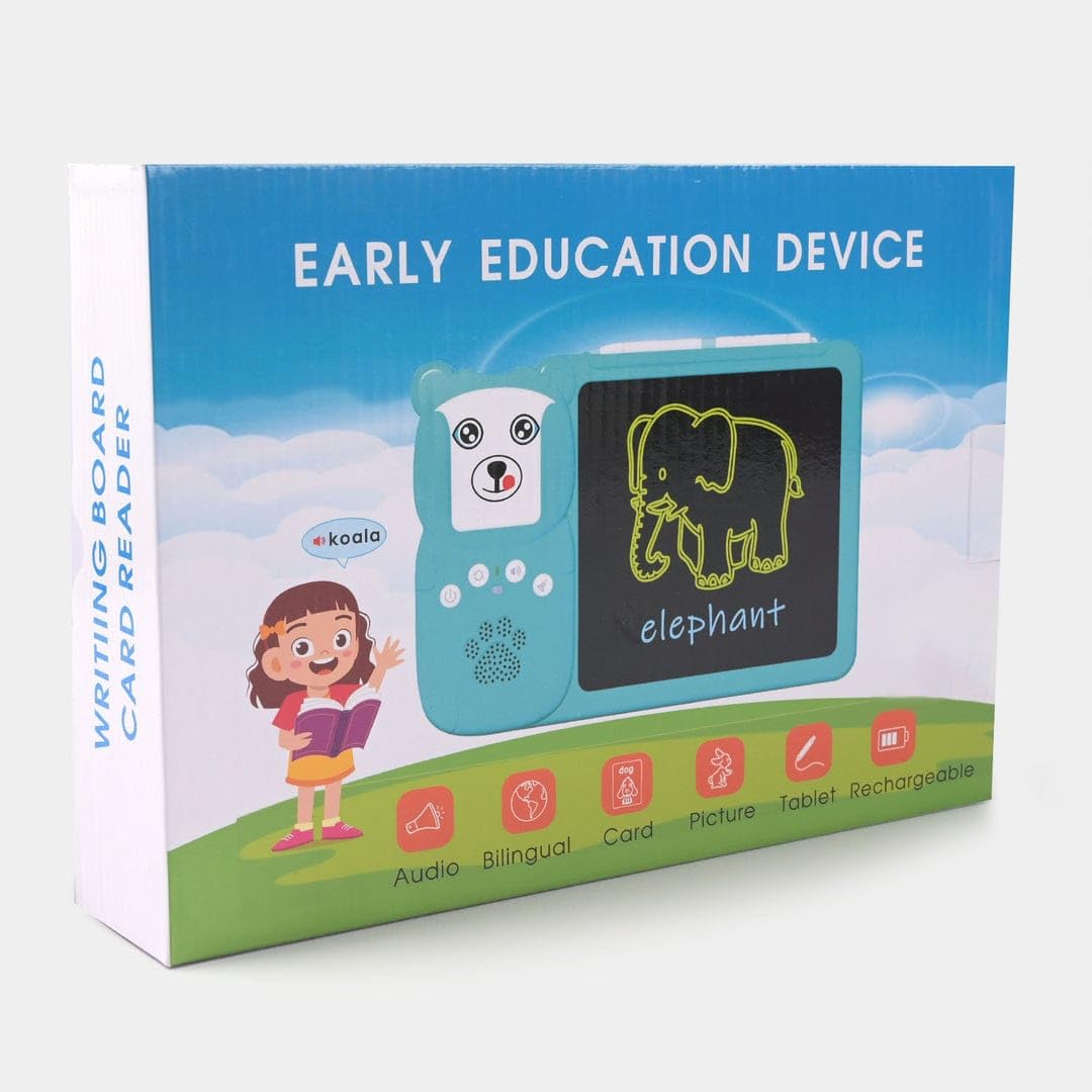 Early Education Interactive Learning Tablet LED Writing Slate with Audio Flash Cards